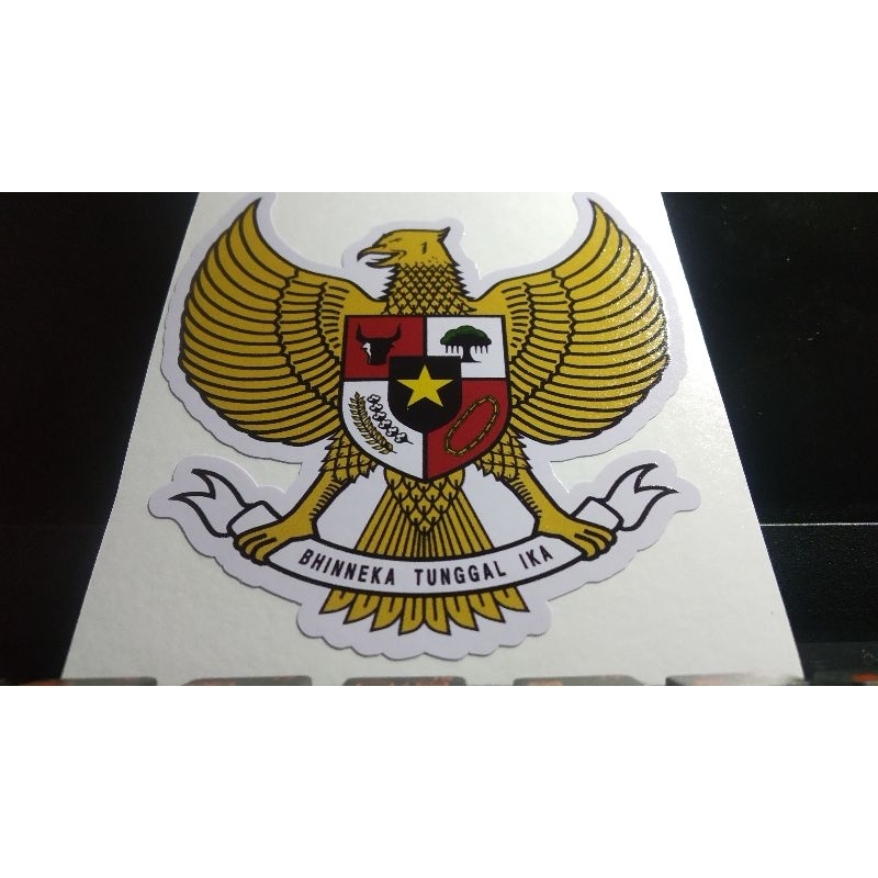 Jual Stiker Logo Lambang Negara Garuda Bhineka Tunggal Ika Untuk Mobil