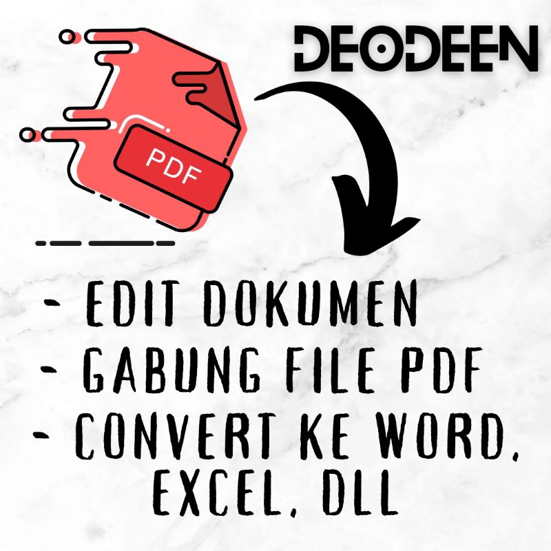 Jual Jasa Edit Gabung Dan Konvert Convert File Dokumen Pdf Ke Word