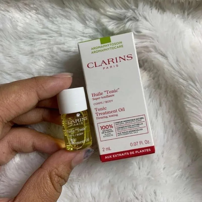 Jual Clarins Huile Tonic Body Treatment Tonic Treatment Oil 2ml