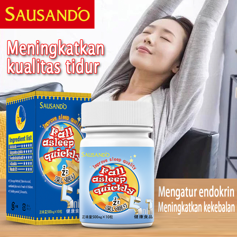 Jual SAUSANDO sleep vitamin sleeping insomnia Gummies with melatonin/sleep aid/gamot sa insomnia