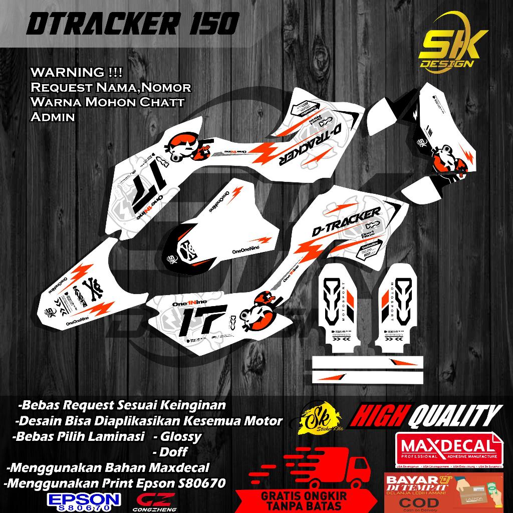 Jual DC 511 DECAL STICKER FULLBODY MOTOR DTRACKER 150 TEMA ONE ONE NINE ...