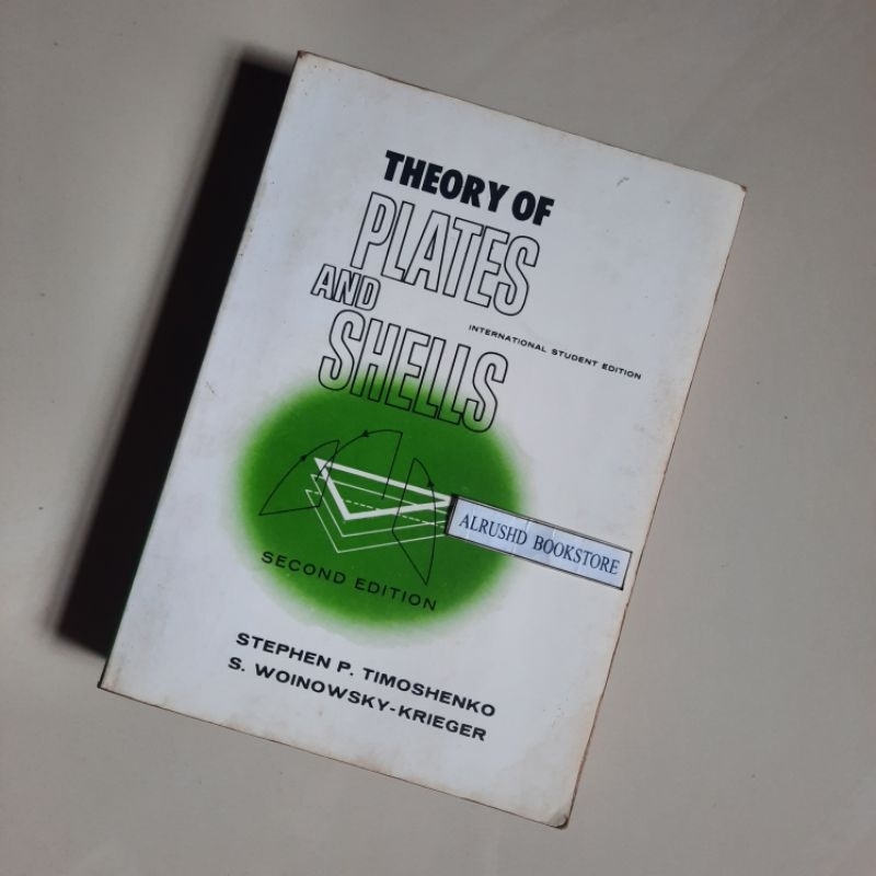 Jual Buku (ORI 100%) Teory of Plates and Shells > Stephen P Timoshenko ...