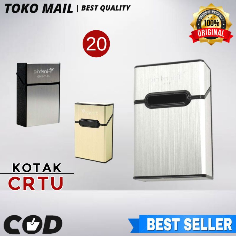 Jual Kotak Tempat Rokoko Waterproof Aluminium Case Kotak Tempat roko ...