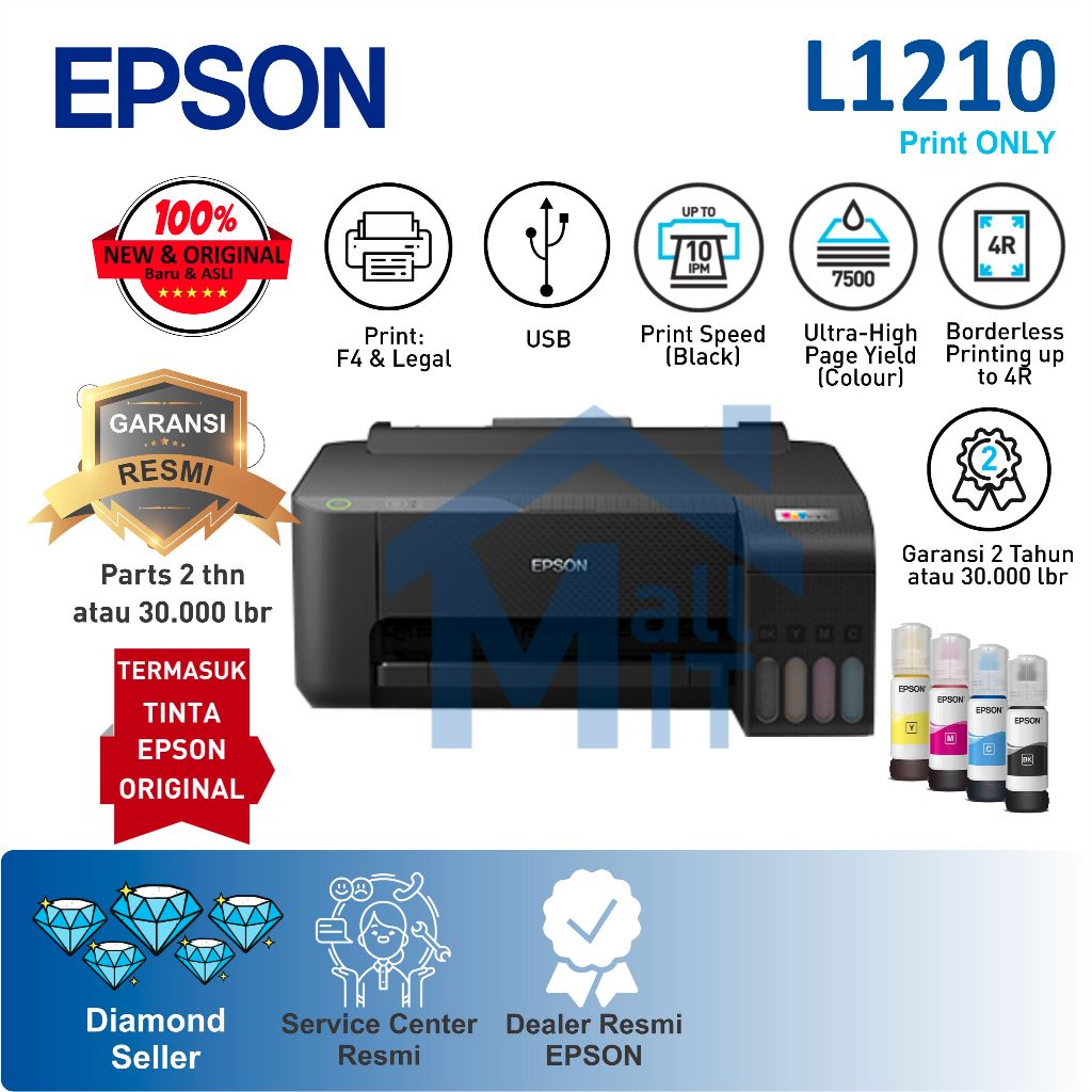 Jual Printer Epson L1210 L 1210 L 1210 Pengganti L1110 L 1110 L 1110 Resmi Shopee Indonesia 0420