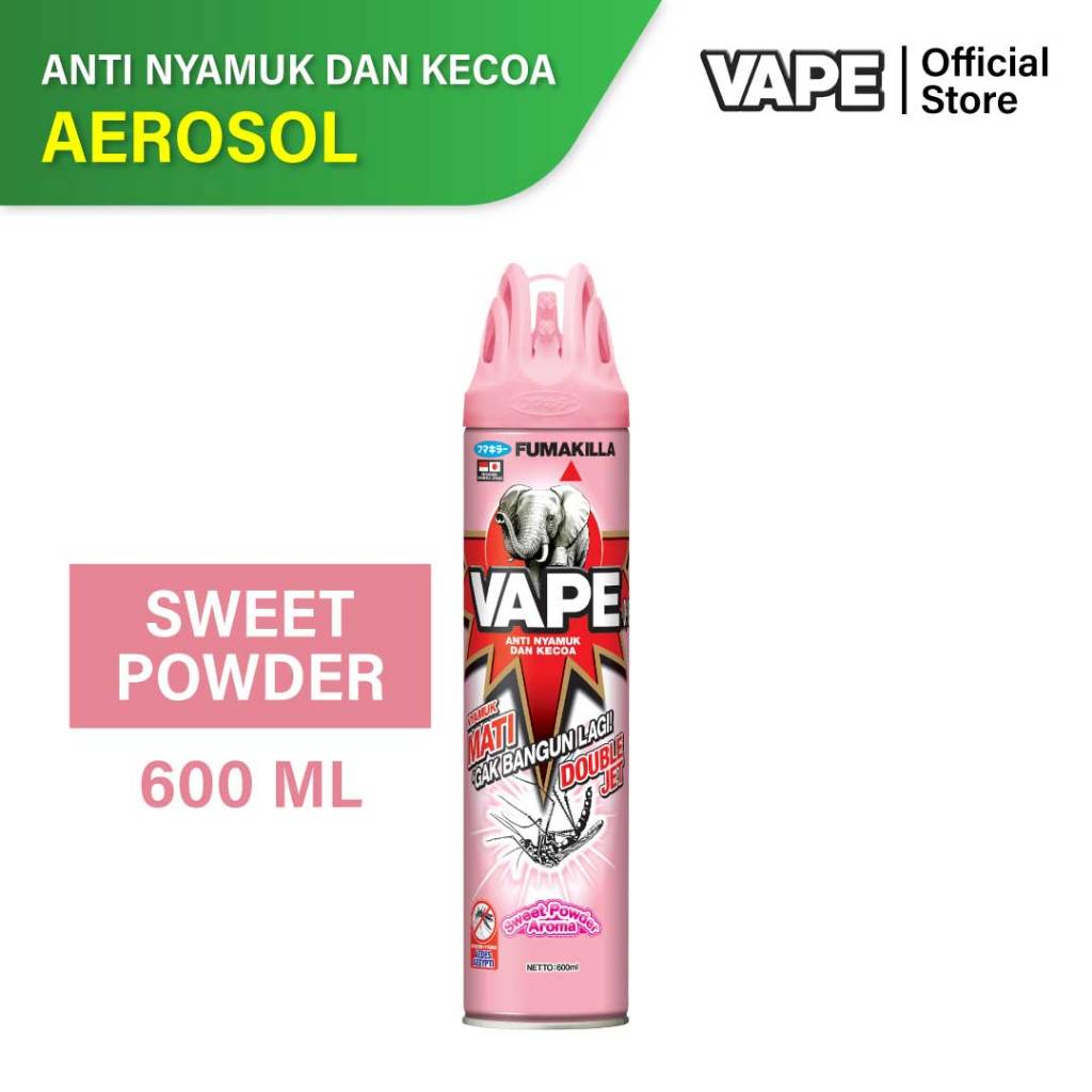 Jual Fumakilla Vape Aerosol FIK Obat Nyamuk Sweet Powder 600ml | Shopee ...