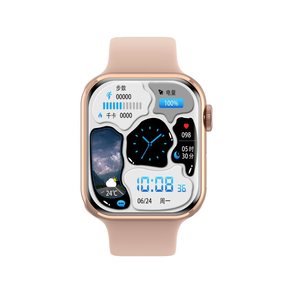 New 38mm Smart Watch IW10/9 Mini Serise 10/9 Dynamic island Always On  Display inch Screen NFC Bluetooth Call IP68 Waterproof Long Standby  Watches
