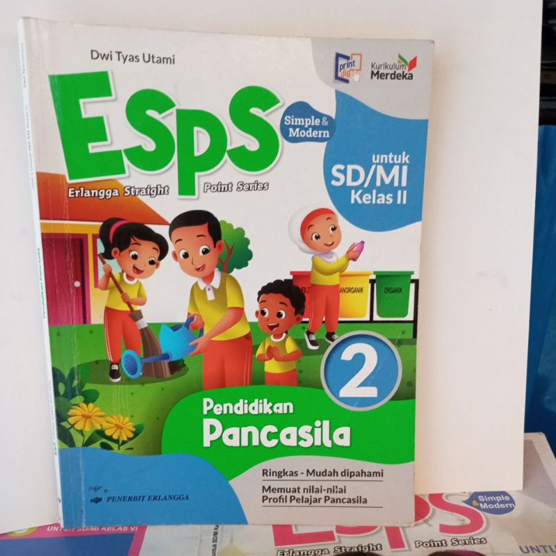 Jual Buku ESPS Pendidikan Pancasila Untuk SD Kelas 2 Penerbit Erlangga ...