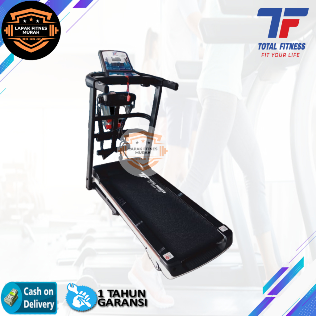 Jual Total Fitness Tl 607 Electric Treadmill 4 Fungsi 1 5 Hp Alat