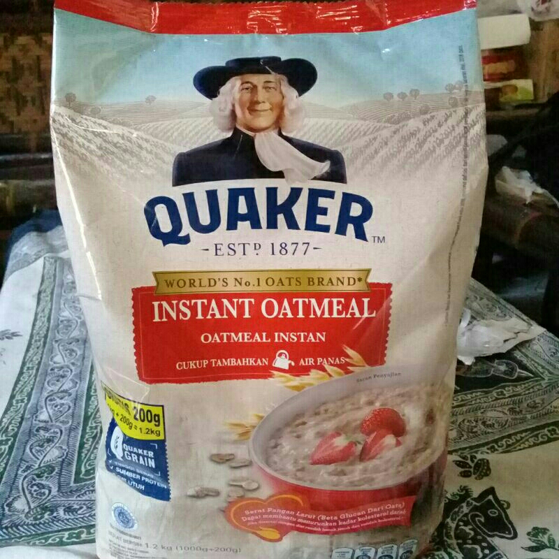 Jual [EXP Mei 2026] Quaker Instant Oatmeal 1200 gram | Shopee Indonesia