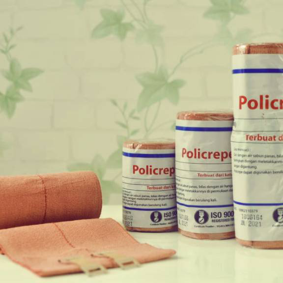 Jual Best Produk Policrepe poli crepe perban coklat 3 in/elastis bandit ...