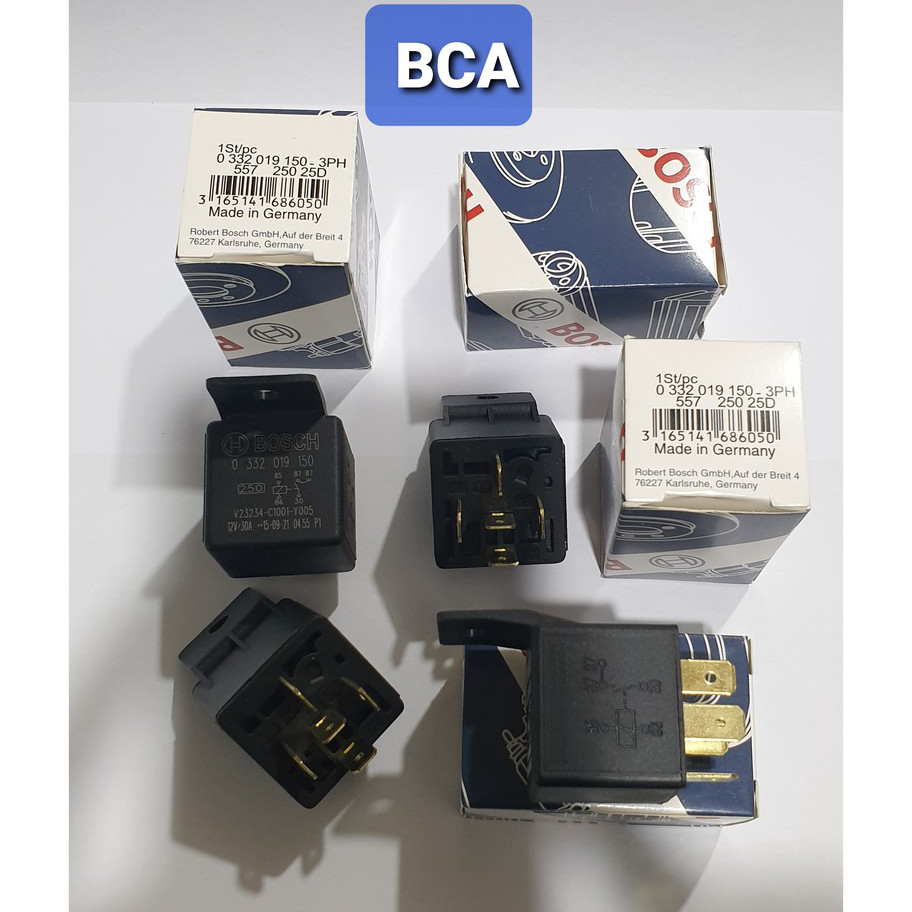 Jual Harga Promo Relay Bosch 5 kaki 12V 30A PART 0 986 AH0 250 ASLI