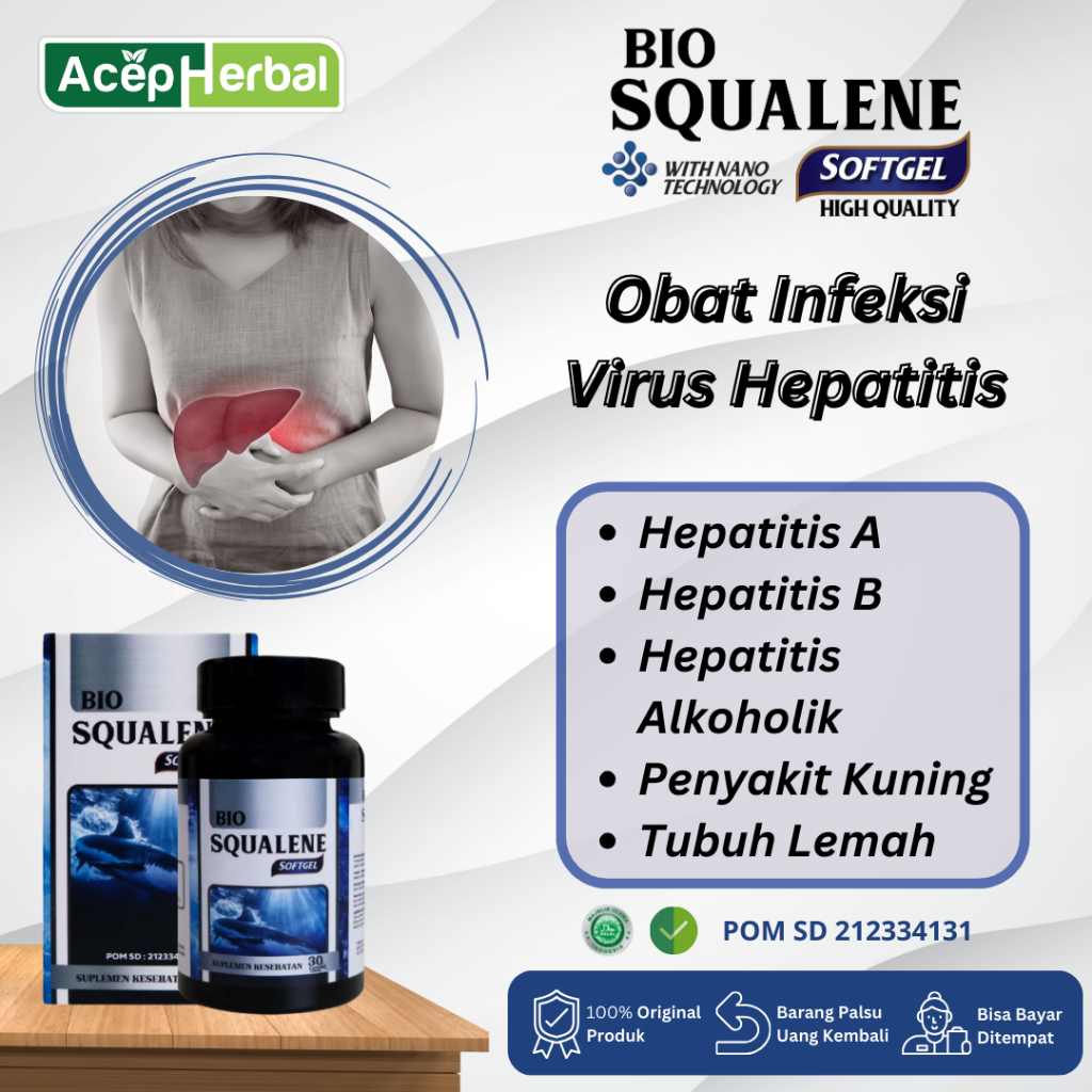 Jual Softgel Minyak Hati Ikan Hiu Mengobati Hepatitis A,B Hepatitis ...