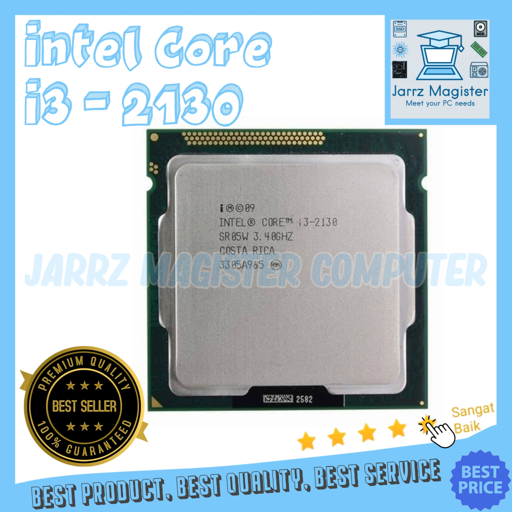 Jual Processor Intel core i3 2130 soket 1155 | Processor i3 Gen 2 LGA ...