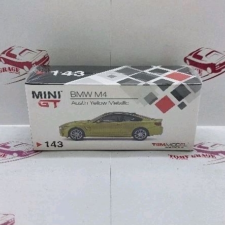 Jual Mini GT 143 BMW M4 Austin Yellow Metallic | Shopee Indonesia