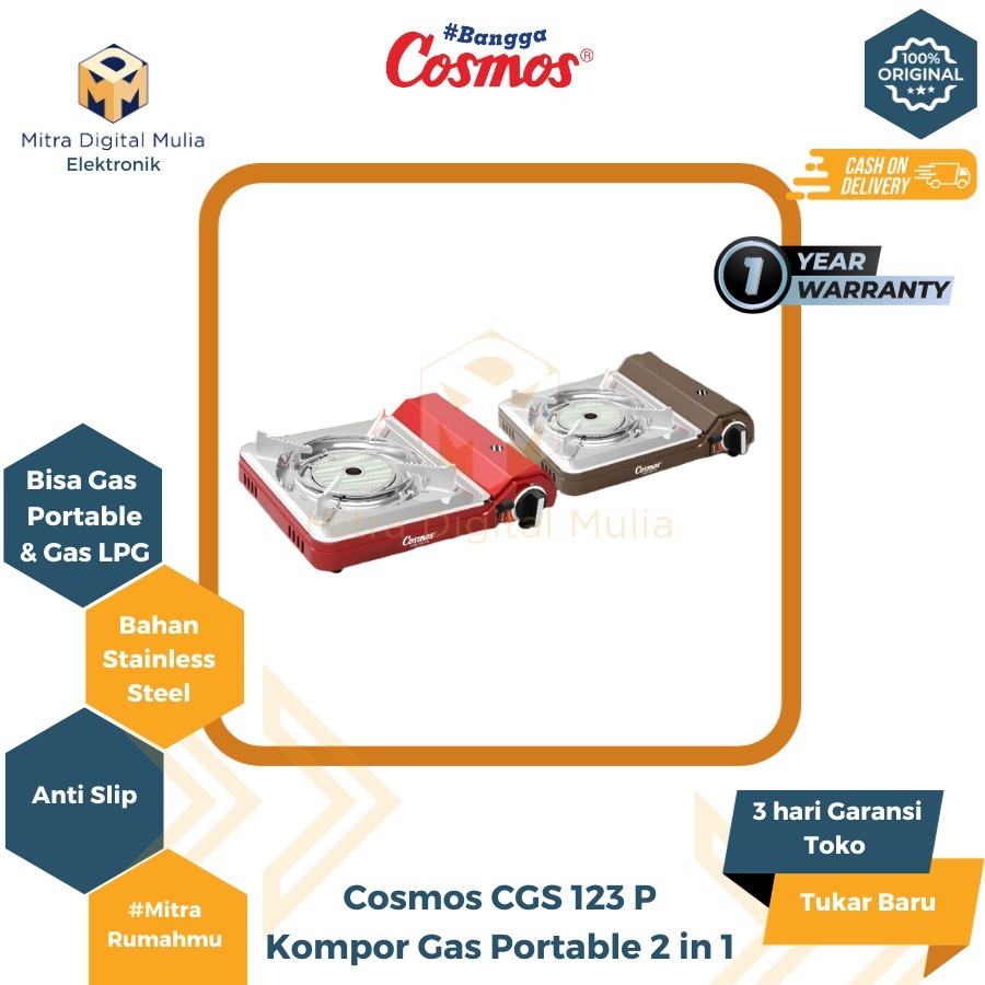 Jual Cosmos Cgs P Kompor Gas Portable In Shopee Indonesia