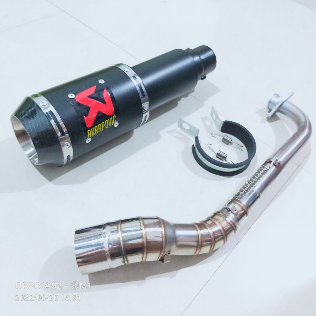 Jual Knalpot Racing Akrapovic GP M1 Lorenzo Nmax Aerox PCX Lexi