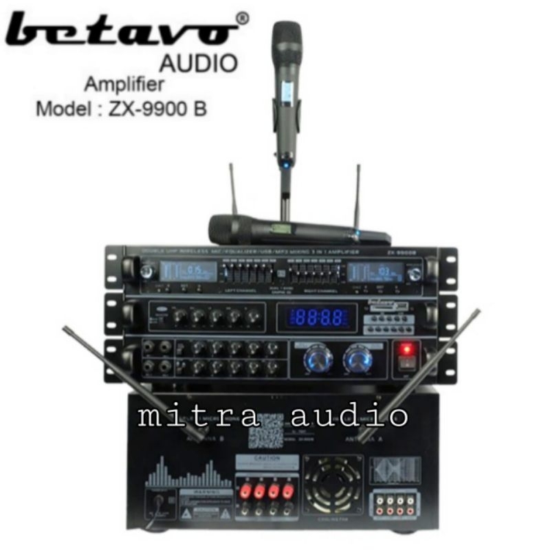 Jual Power Amplifier Karaoke Professional Betavo Zx 9900 B Zx 9900b ...