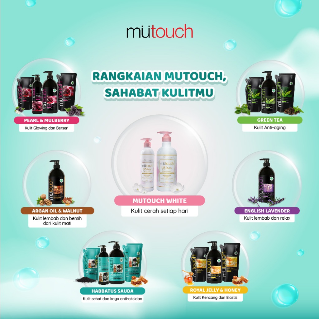Jual BUNDLE PACK Mutouch Shower Cream 800ml (Isi 2 pcs) | Shopee Indonesia