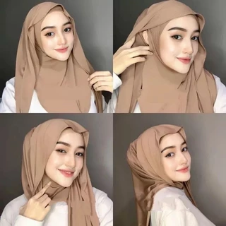 Kamilah Hijab Pashmina Instan 2in1 Premium Adem