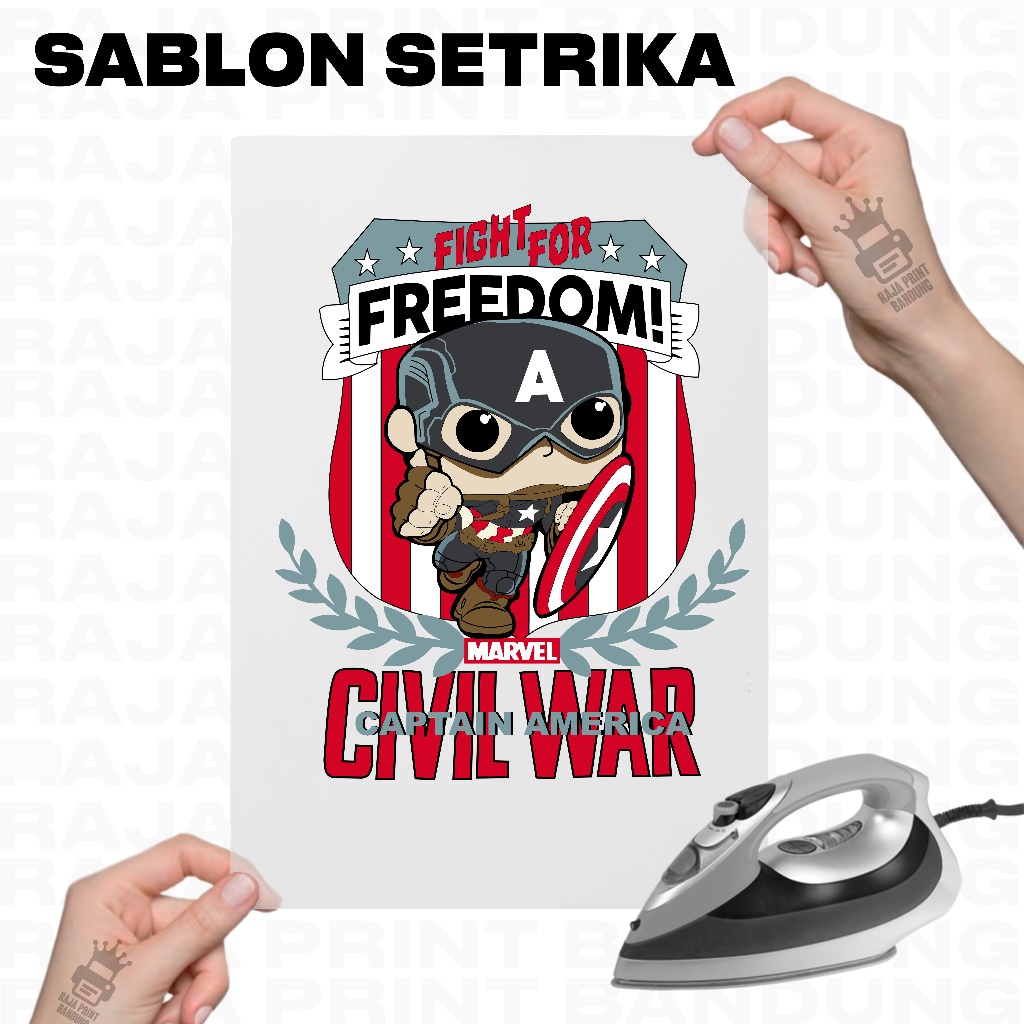 Jual Sablon Sticker Setrika DTF A4 Ready To Press Siap Disetrika di ...