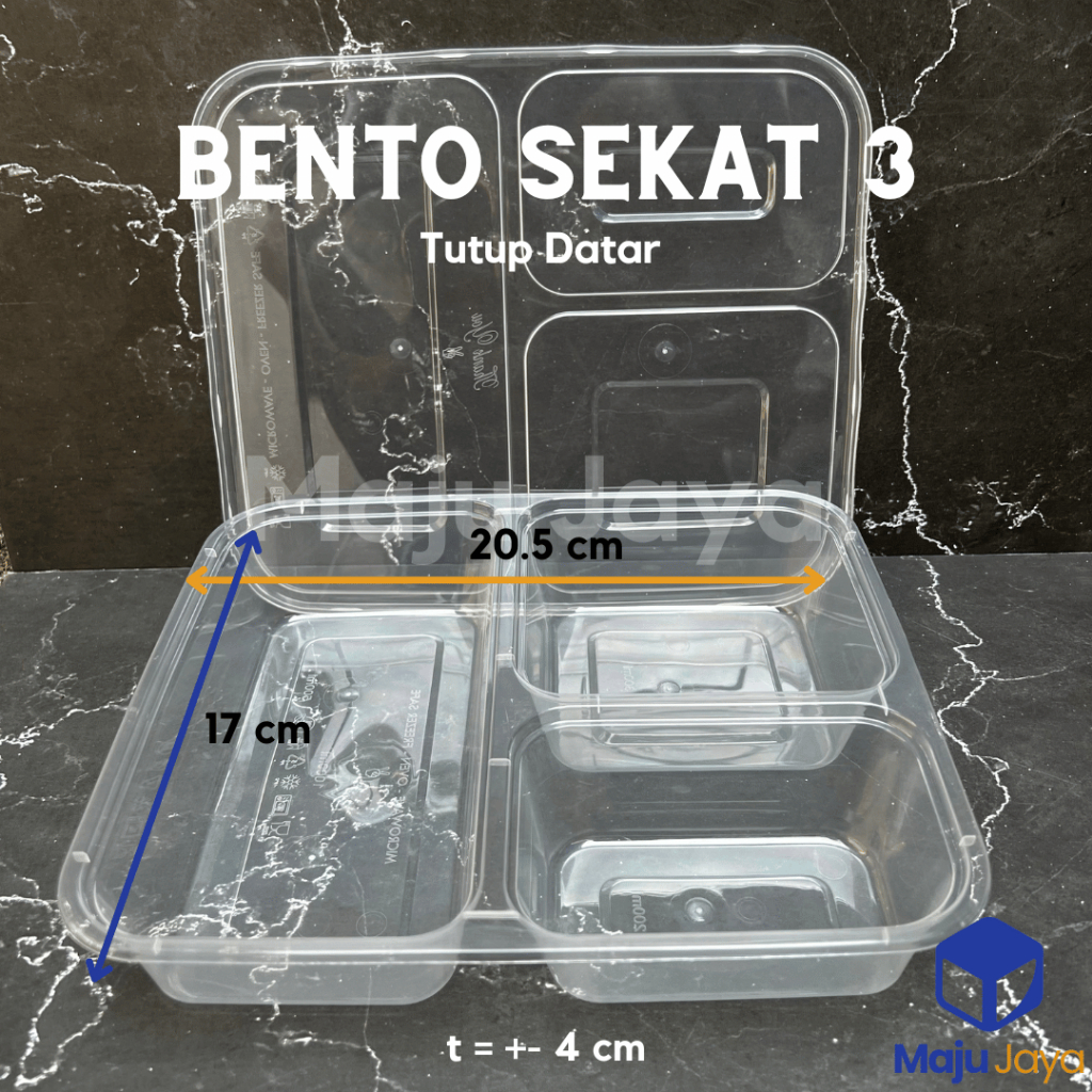 Jual Pack Isi Pcs Thinwall Bento Sekat Bento Bintang Bento Sekat Tutup Datar