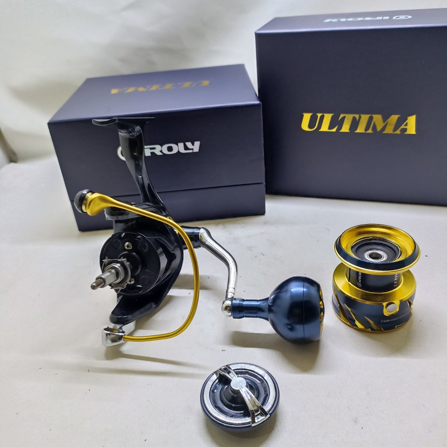 Jual Reel Iroly ULTIMA SW 2000/3000/4000/6000-Power Handle | Shopee ...