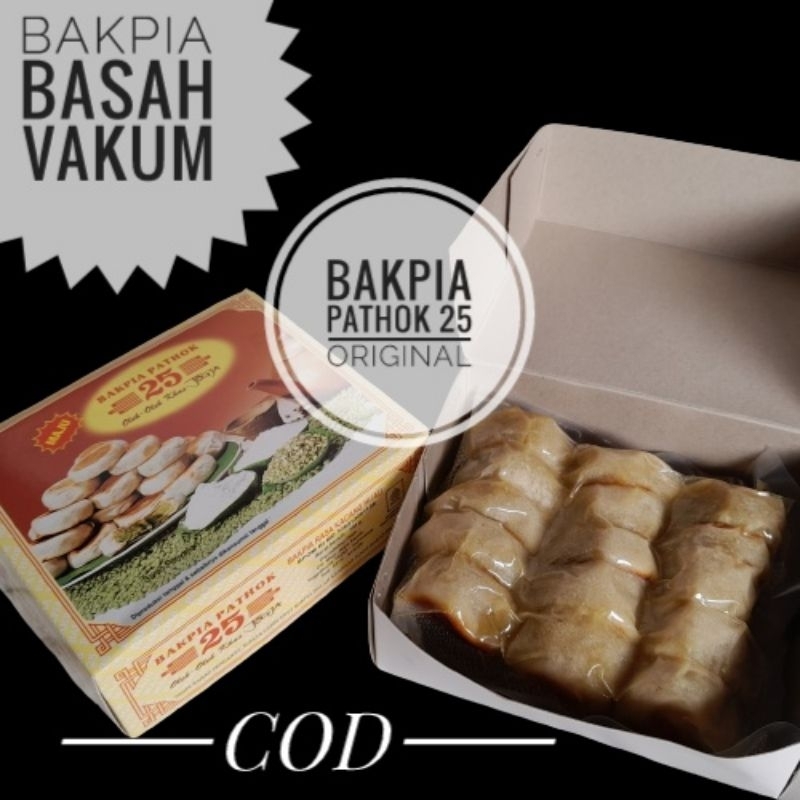 Jual Bakpia Pathok 25 Original Isi 15 Kemasan Vacuum Vakum Shopee