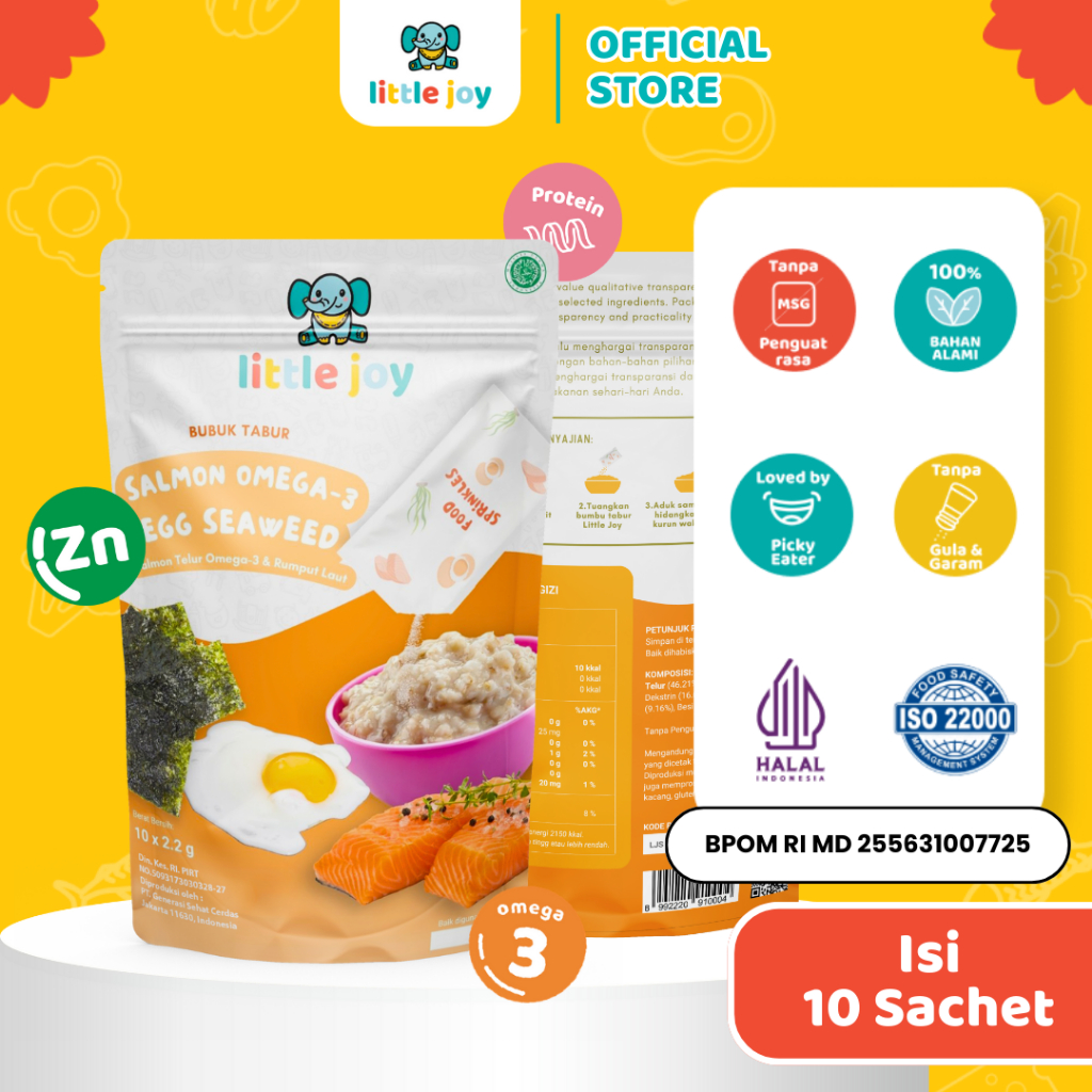 Jual BB Booster Little Joy MeatMix Salmon & Omega3 Egg Seaweed Bubuk