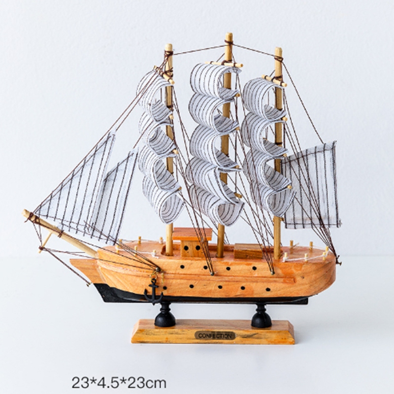 Jual Model perahu layar kayu kerajinan ruang tamu kantor kerajinan ...