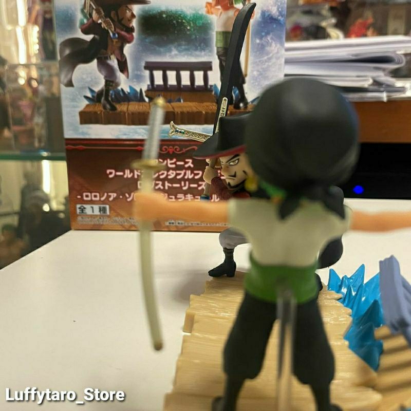 Jual Mini Figure Zoro & Mihawk One Piece Stories Memory Wcf | Shopee ...