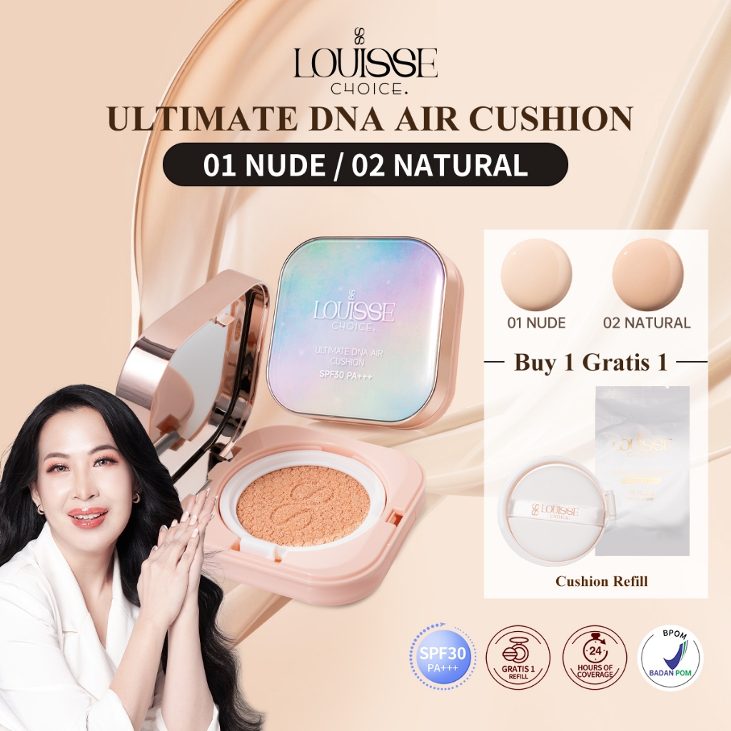 Jual LOUISSE CHOICE ULTIMATE DNA AIR CUSHION SPF30PA+++ Waterproof