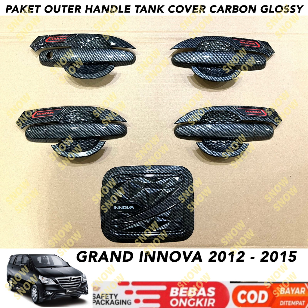 Jual Paket Outer Handle Tank Cover Innova Lama Old 2004 2005 2010 2012 ...