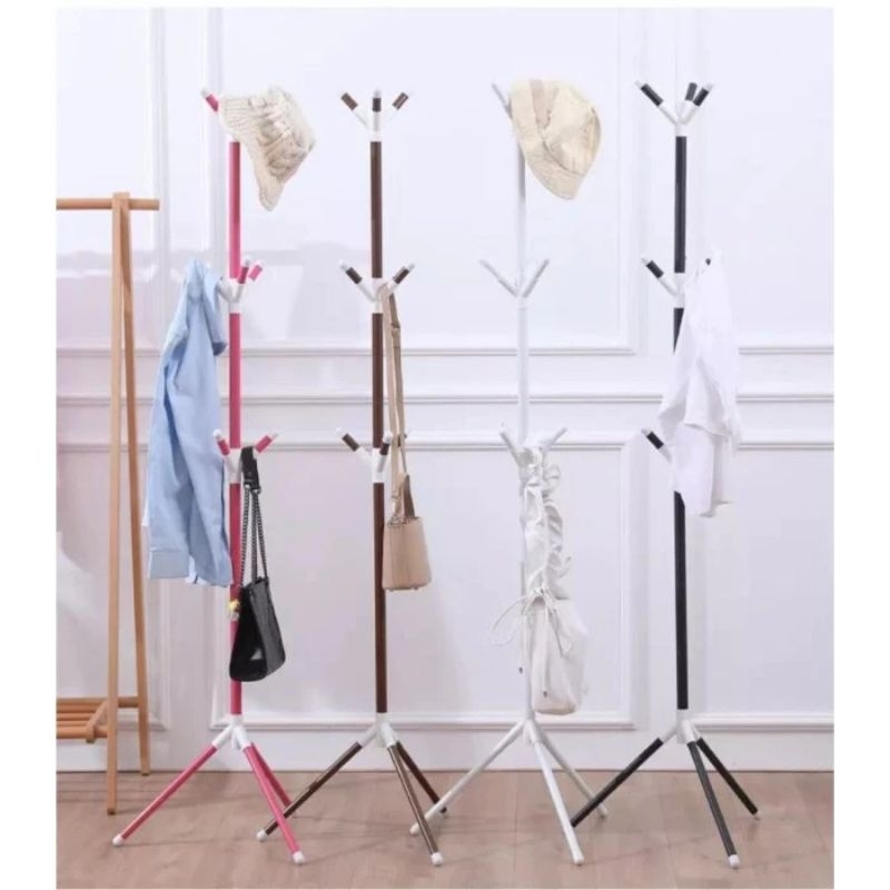 Jual Stand hanger gantungan baju rak / rak topi / coating rak | Shopee ...