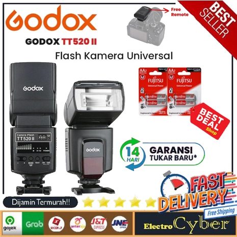 Jual Godox TT520 II Camera Flash | Shopee Indonesia