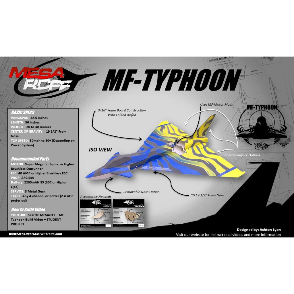 Jual Typhoon kit, Rc pesawat, Rc plane, Rc jet, mesarc Aeromodelling ...