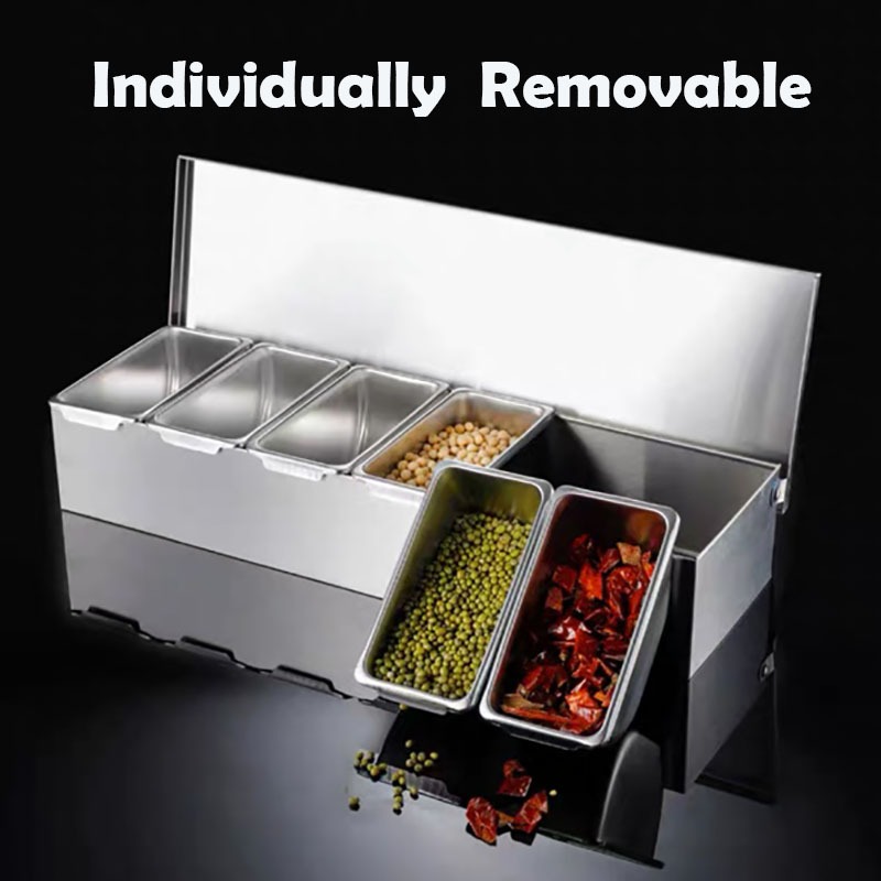 Jual Tempat Bumbu/Rempah/Spices/Condiment Container/Kontainer/Organizer ...