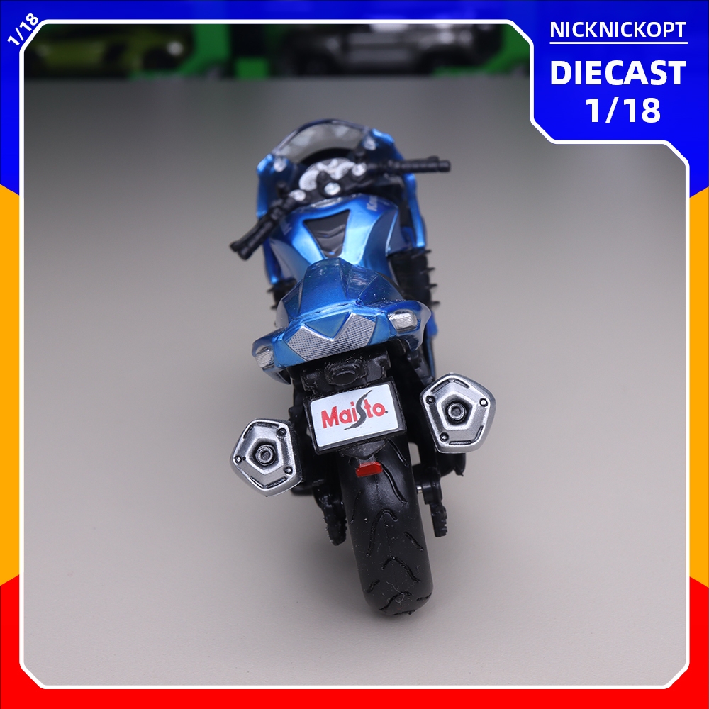 Jual Maisto 1:18 Kawasaki Ninja ZX-14R ZX14R Diecast Skala 1:18