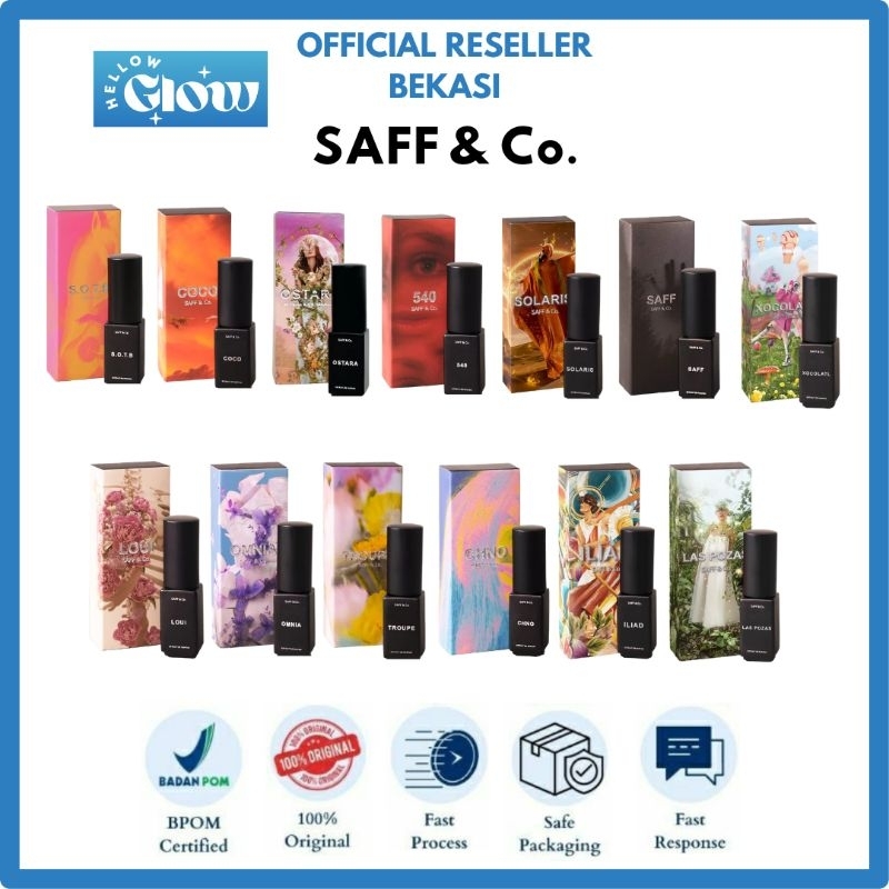 Jual MINI SIZE SAFF & Co. Extrait De Parfum All Variant 5 ML MINOUET ...