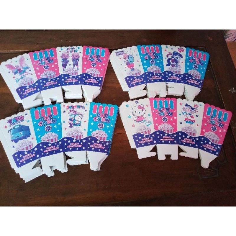 Jual 100 LEMBAR KERTAS POPCORN 14 × 8 PAPER CRAFT KARTON POPCORN ...