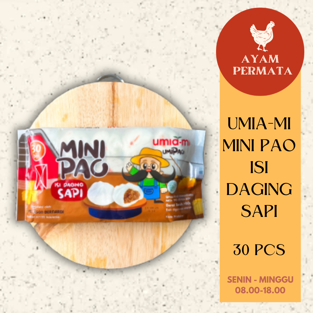 Jual Minipao Umiami Isi 30 Ayam Coklat Sapi Produk Bernardi Bakpao