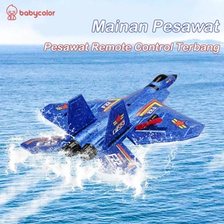 BABYCOLOR Mainan Pesawat Remote Control Terbang Lampu LED Pesawat RC Terbang RC Plane Terbang SU35