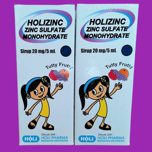 Jual Holizinc Sirup 60ml Zinc Sulfate Monohydrate Shopee Indonesia 6783