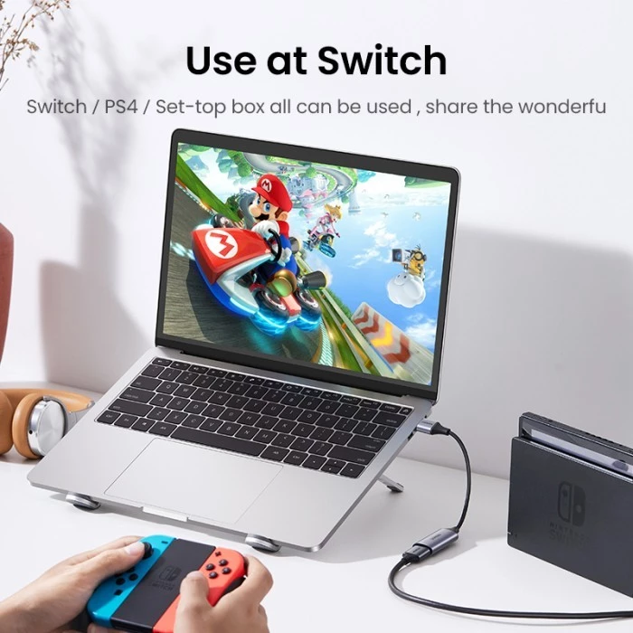 UGREEN Video Capture Card HDMI HD 4K 60Hz Mac Windows Android 40189