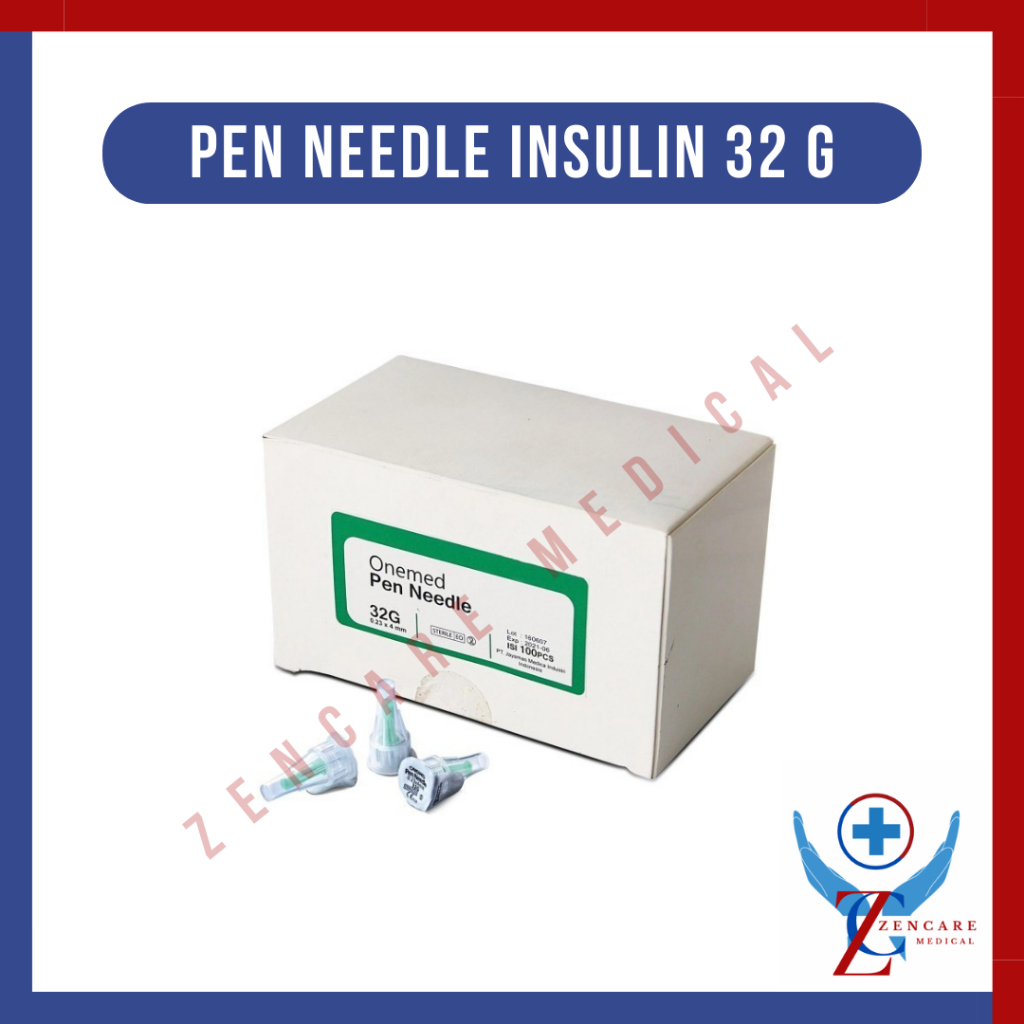 Jual Insulin Pen Needle G Onemed Jarum Insulin G Eceran Shopee Indonesia