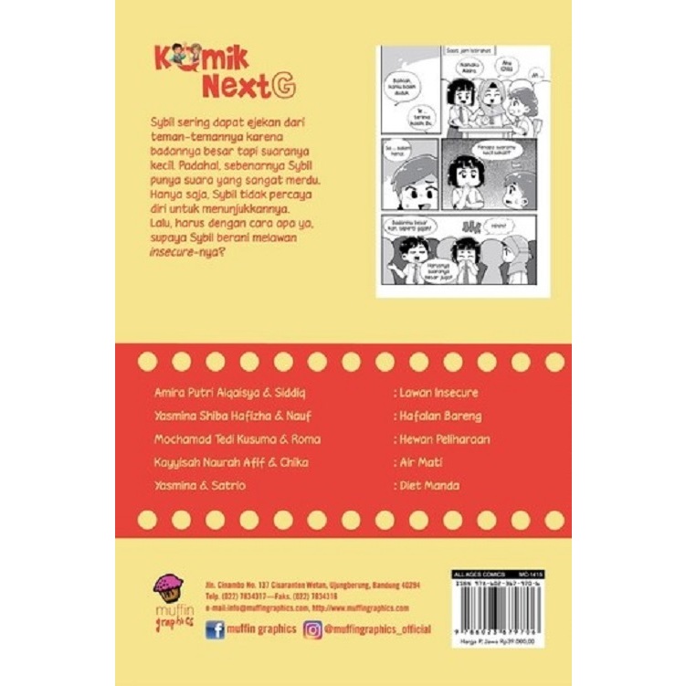 Jual [NextG] Komik Next G: Lawan Insecure | Shopee Indonesia