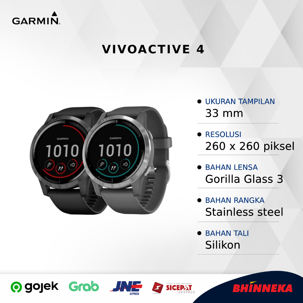 Harga jam discount garmin vivoactive 4