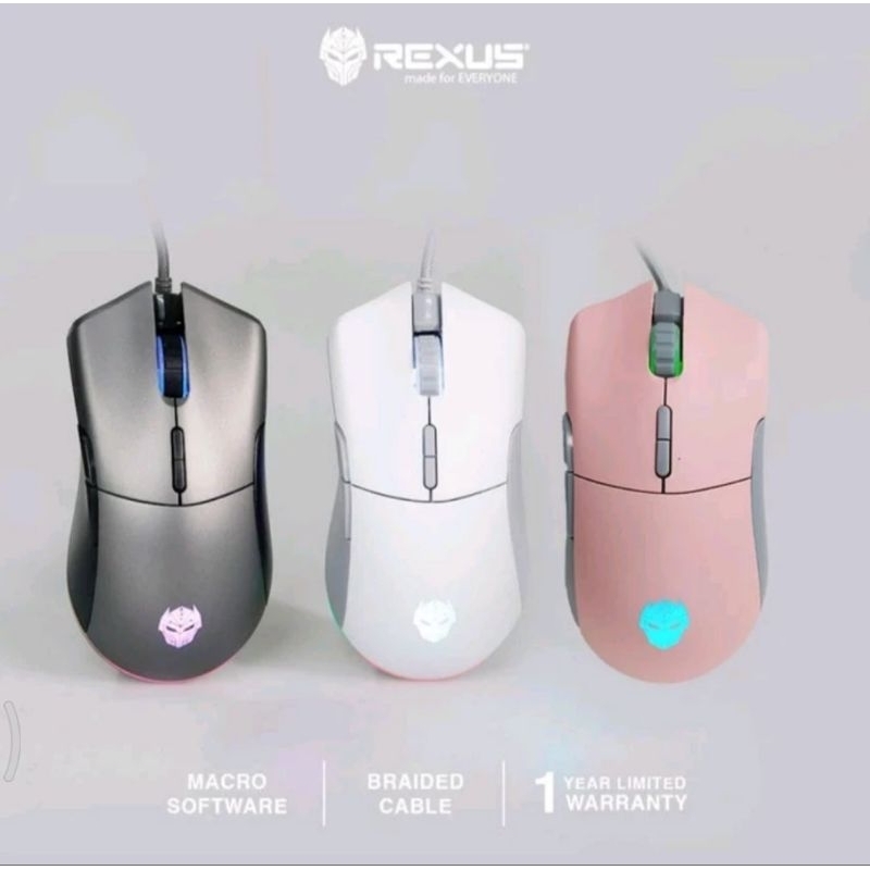 Jual Mouse Gaming Rexus Xierra X15 RGB - X 15 Macro Gaming Mouse ...