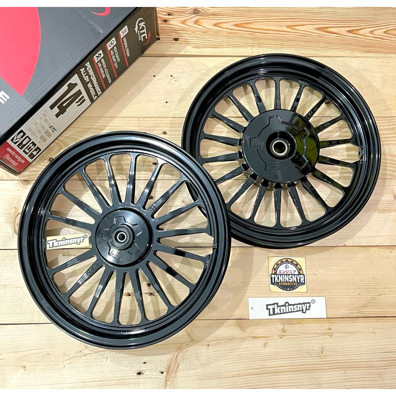 Jual Velg KTC Racing Rebel Ring 14 Alloy Wheels Vario 125/150 PCX CBU ...