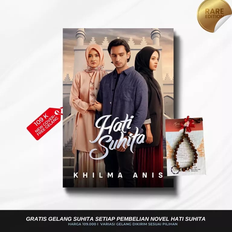 Jual Set70 [Free Gelang Kaukah] New Cover Novel Hati Suhita - Khilma ...