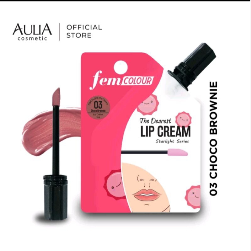 Jual FEM COLOUR The Dearest Lip Cream [Starlight Series] | Shopee Indonesia